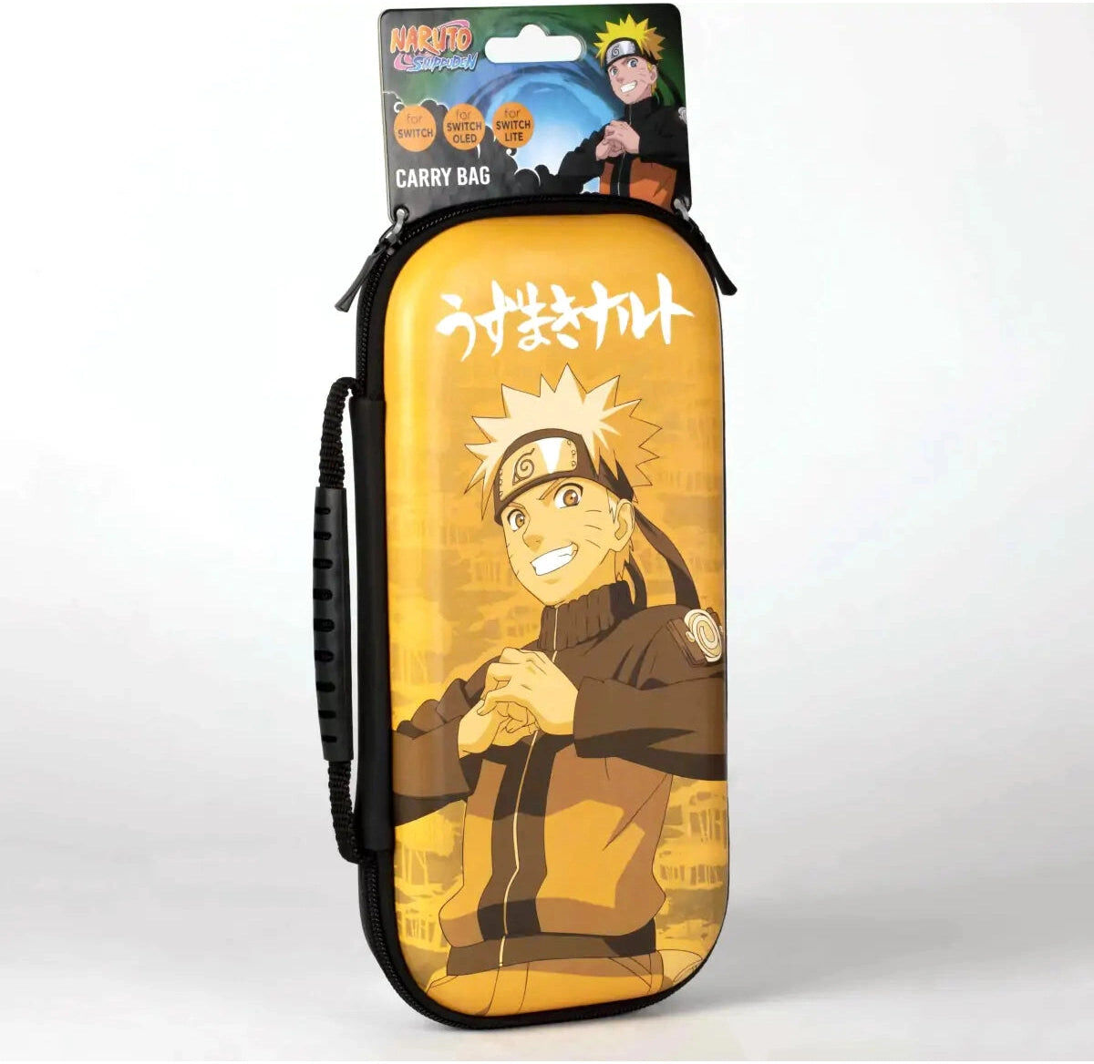 Konix Naruto Yellow Carry Case for Nintendo Switch Console Accessory