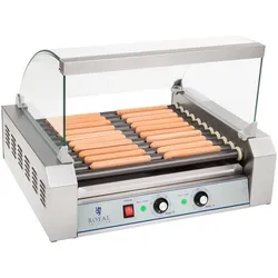 Helloshop26 - Professionelle Hot-Dog-Maschine mit Teflonbeschichtung 20 Würstchen 2200 Watt 3614097