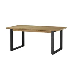 Gray & Jones Kufen-Esstisch ausziehbar Black Coast One , holzfarben , Maße (cm): B: 90 H: 76