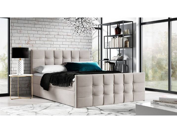 DB-Möbel Boxspringbett Schlafzimmerbett VIDILUX von DB-Möbel
