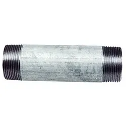 Temperguss Fitting verzinkt Rohrdoppelnippel 1" - 50 mm