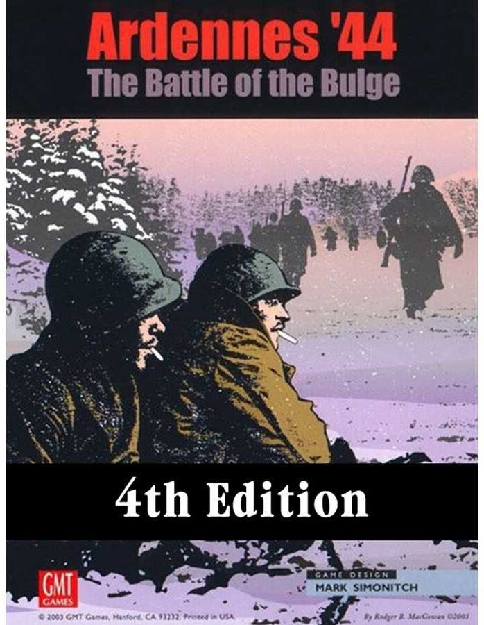 Ardennes '44: 4th Edition Board Game by GMT Games - Historical Wargame, Campaign Play, and Operational-Level Strategy