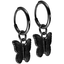 Titan Ohrclicker Creolen SCHMETTERLING