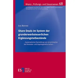 Share Deals im System der grunderwerbsteuerlichen Ergänzungstatbestände, Ratgeber von Lea Berens
