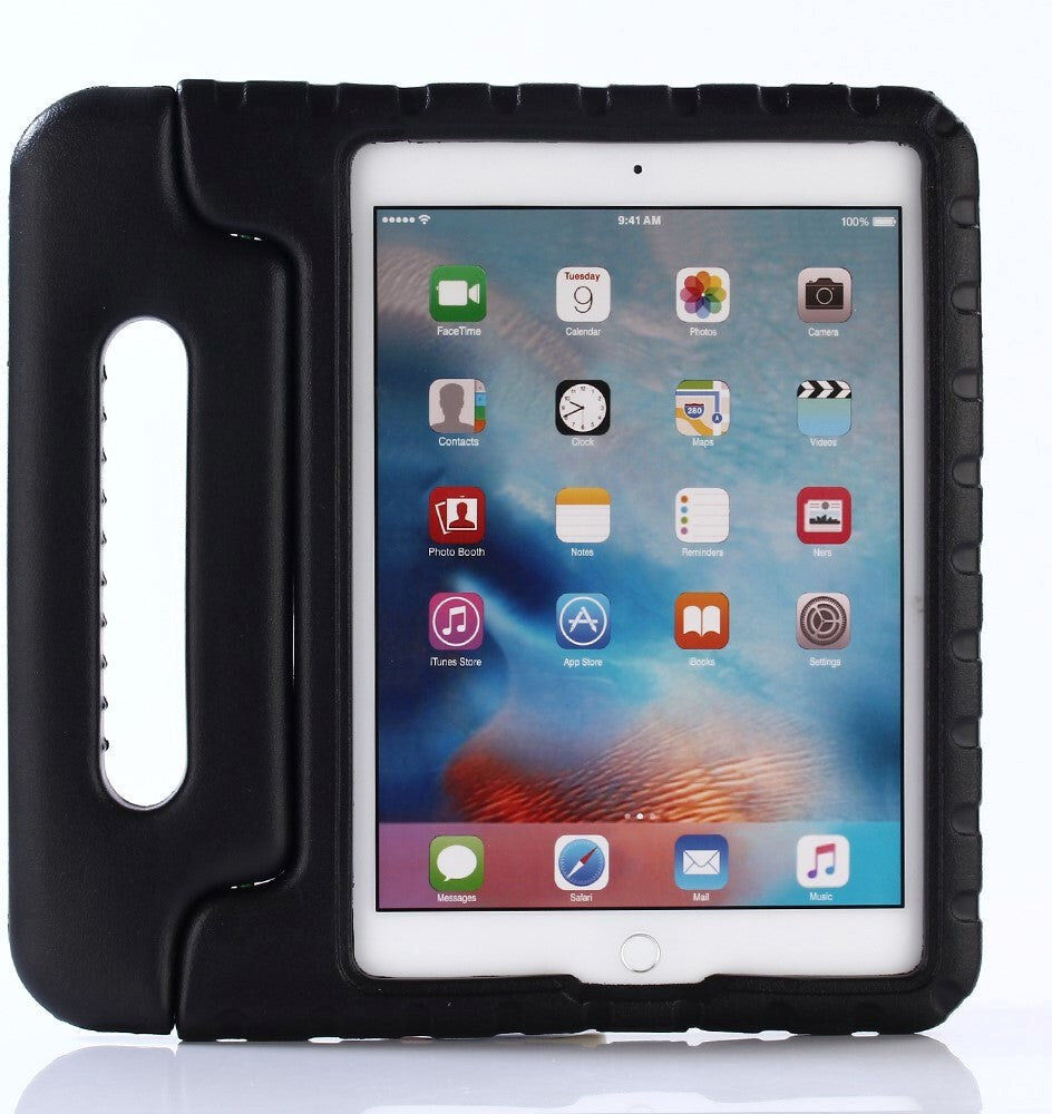 TABLETCOVERS.DK iPad Børne Cover - Super Kids Total Protection Cover - Sort
