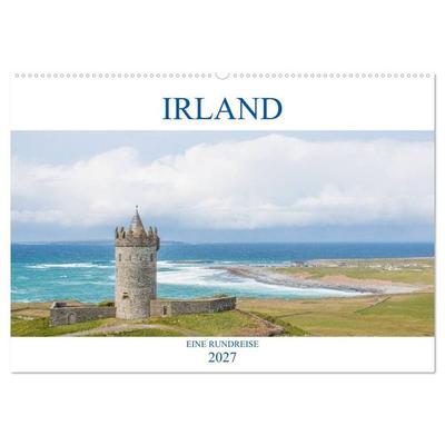 Irland - Eine Rundreise (Wandkalender 2027 DIN A2 quer), CALVENDO Monatskalender