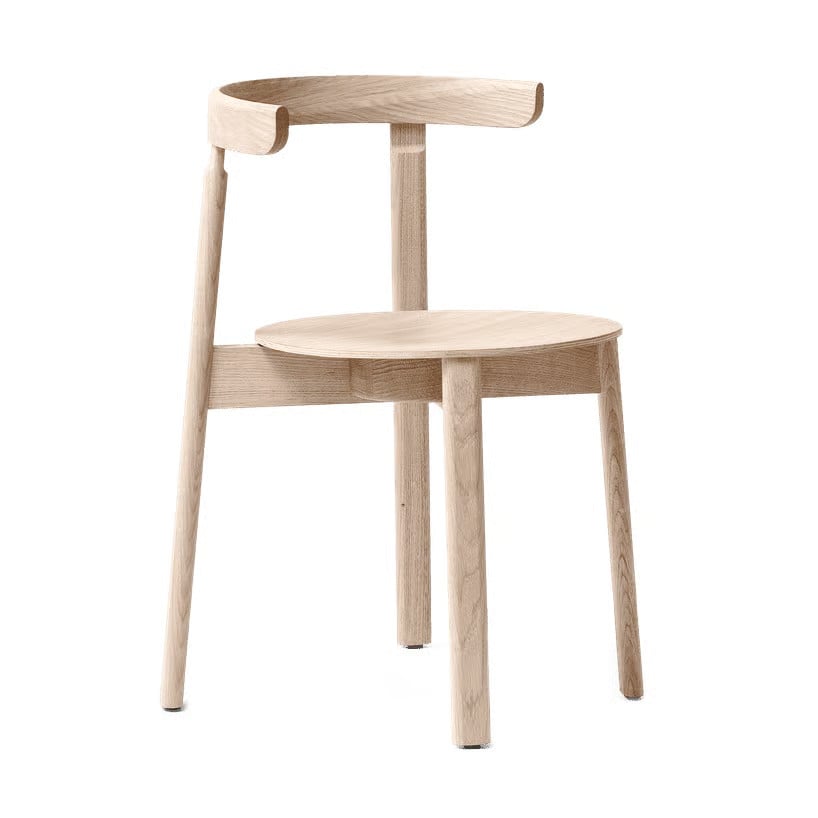 Form & Refine Lunar stoel Wit eiken