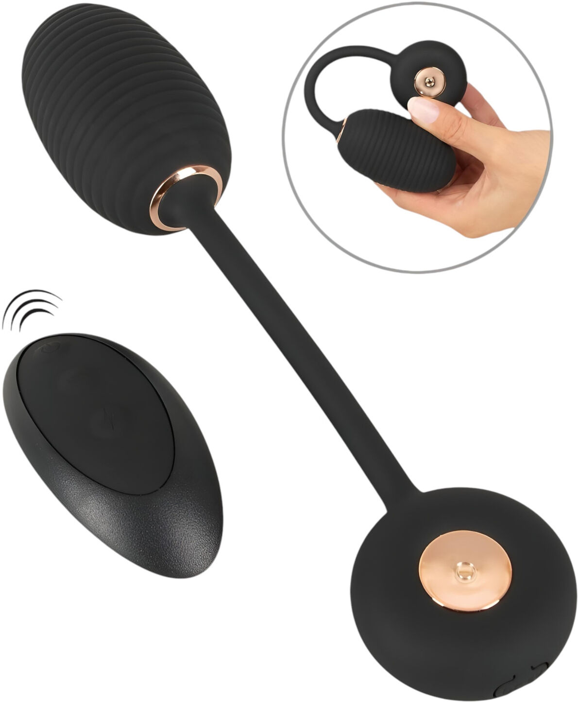 You2Toys Intense RC - Vibrating Egg (Black)