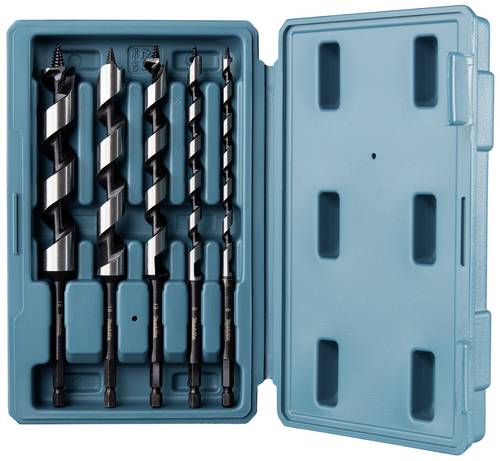 Makita D-75677 Schlangenbohrer-Set 5teilig 6 mm, 8 mm, 13 mm, 16 mm, 19mm Gesamtlänge 200mm Sechskant 1 Set