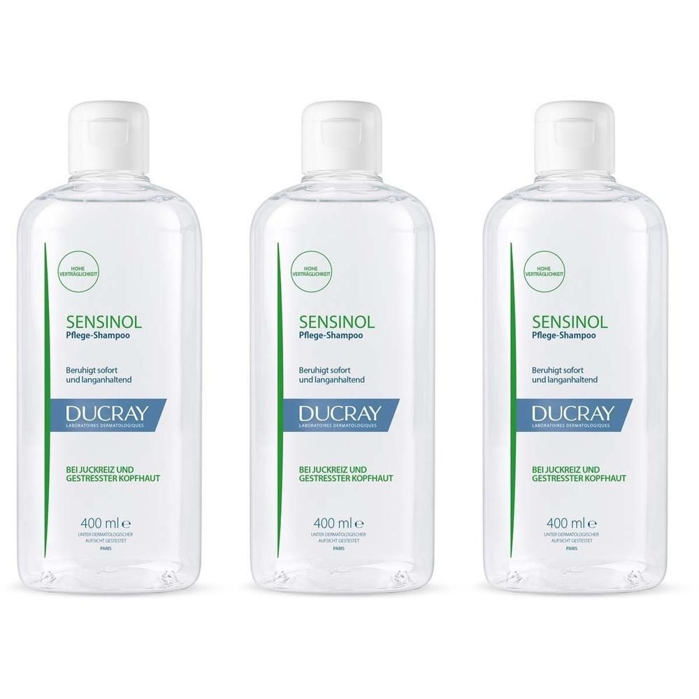Ducray Sensinol Pflege-Shampoo bei Juckreiz x3 3x400 ml Shampoo