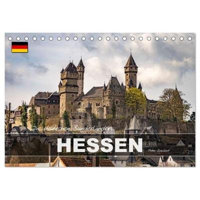 Die deutschen Bundesländer - Hessen (Tischkalender 2027 DIN A5 quer), CALVENDO Monatskalender