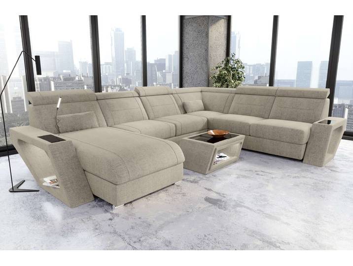 XXL Wohnlandschaft Catania Stoffsofa