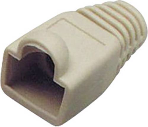 TRU Components RJ45 Steckverbinder CAT 6A mit Knickschutztülle 1582636 Knickschutztülle Grau