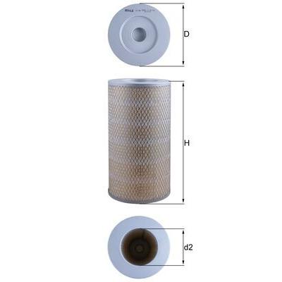 KNECHT Luftfilter lx941 Filtereinsatz 281mm für TOYOTA