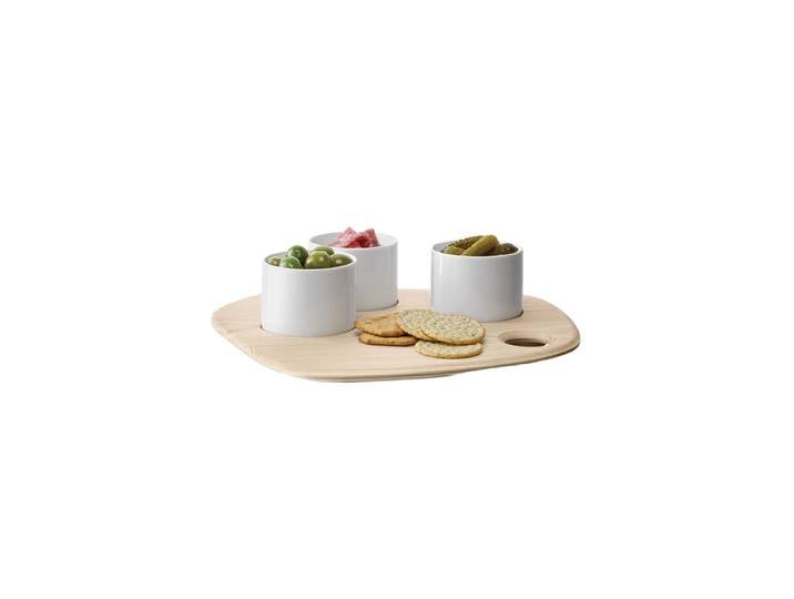 4-teiliges Tapas Set „Wino“ Esche Weiss LSA International