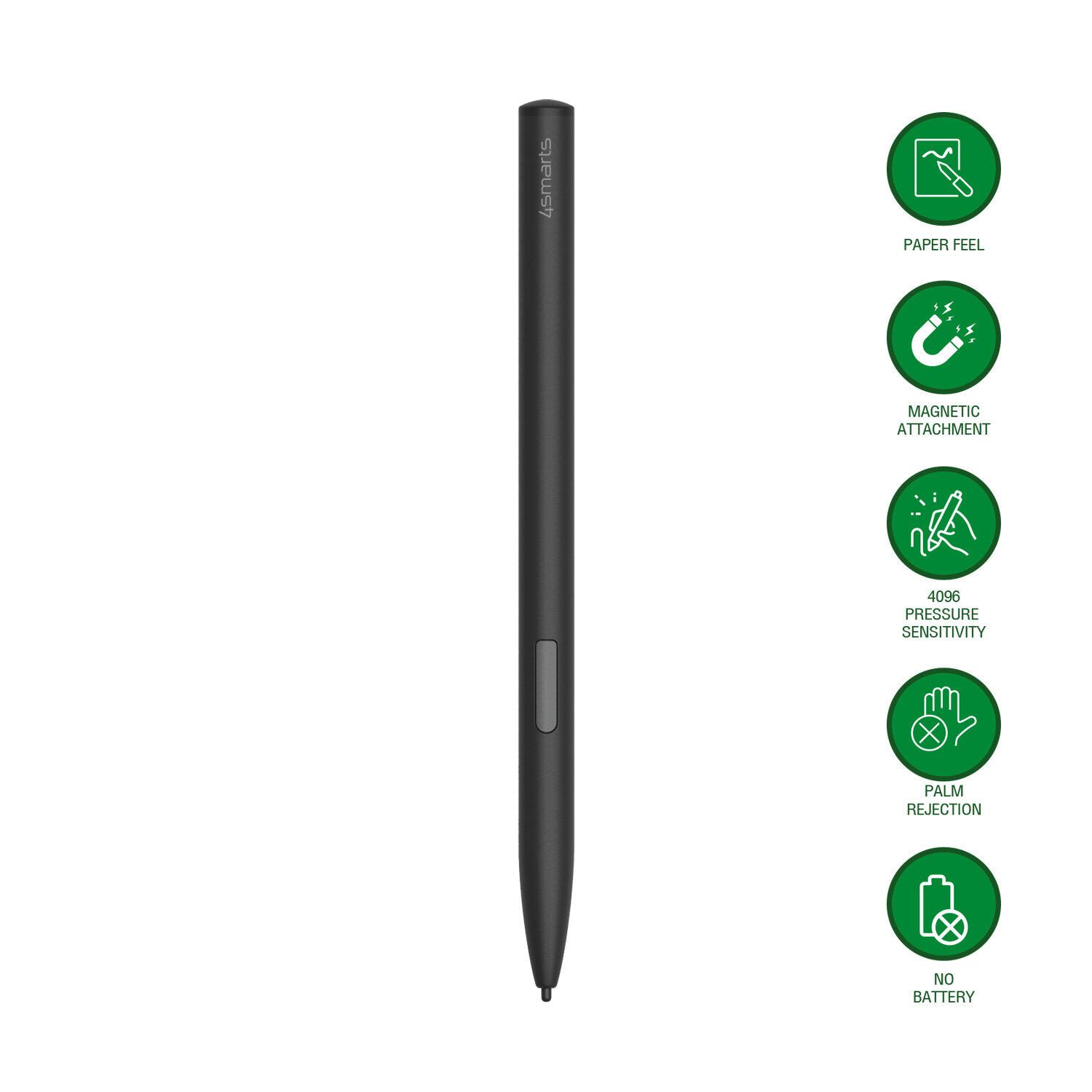 4smarts Eingabestift Multi-Device Pencil Pro EMR, schwarz 541832