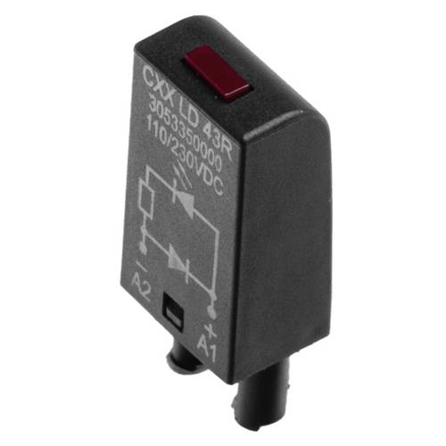 Weidmüller Schutzbeschaltung mit Freilaufdiode, mit Anzeige, LED CXX LD 42R Leuchtfarben: Rot 20St.