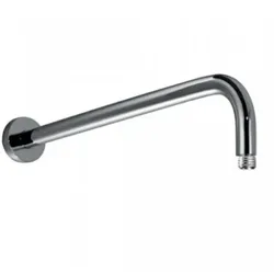 HSK Wandarm mit Rosette, rund, gebogen, chrom, 1100005
