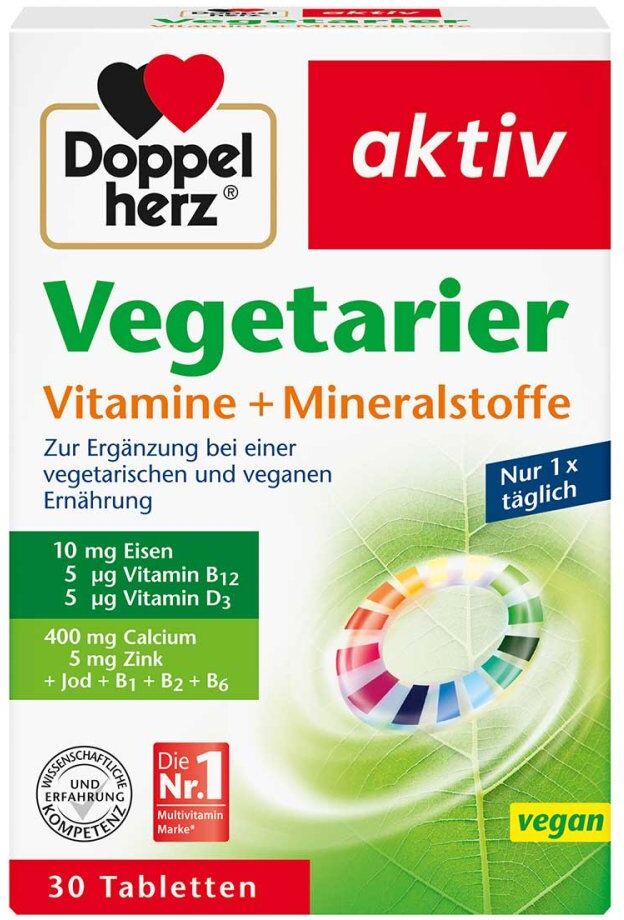 Doppelherz Vegetarier Vitamine+mineralstoffe Tabletten 30stk