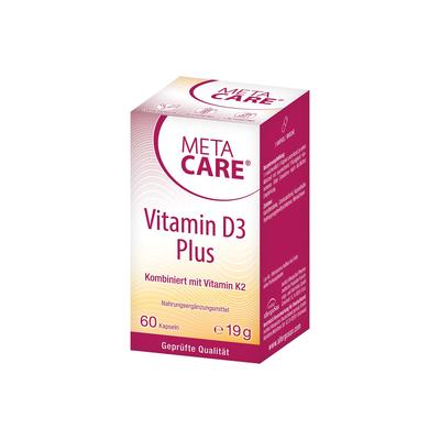 Meta-Care Vitamin D3 Plus 10.000 I.E + 80 µg K2 60 St Kapseln
