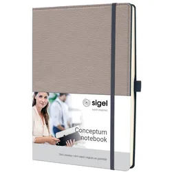 Sigel, Heft + Block, Notizbuch Conceptum Hardcover - Design Casual (A4, Harter Einband)