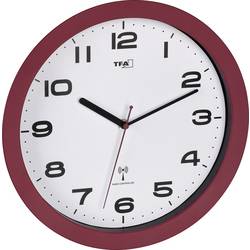 TFA Dostmann 60.3554.06 Funk Wanduhr 50 mm x 320 mm Blau Leisegang-Uhrwerk