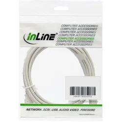 INLINE USB 2,0 Verlängerung, Stecker / Buchse, Typ A, 3m beige/grau, 3m
