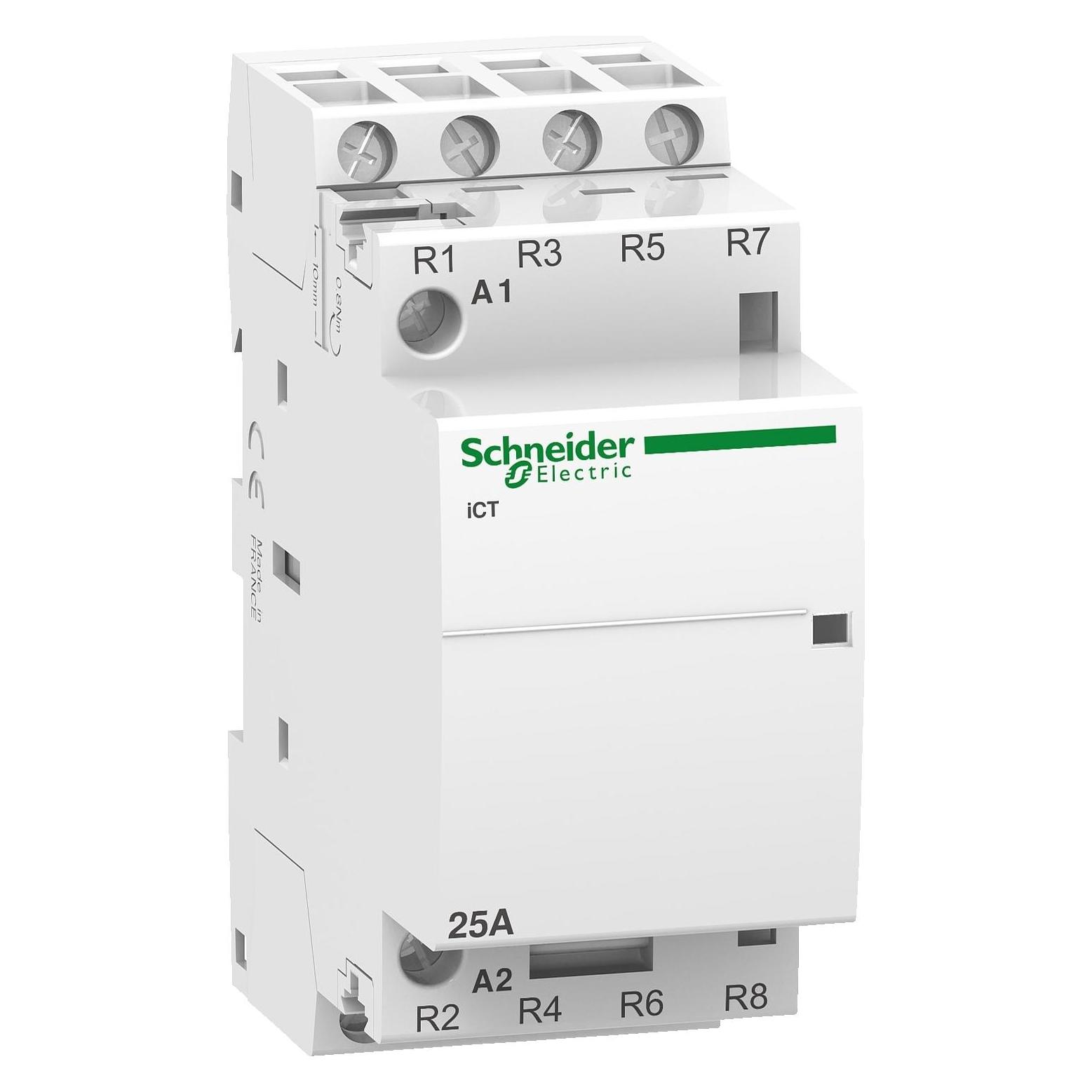 Schneider Electric Acti9 iCT Contactor 25A 4NC 220/240Vac (A9C20837)