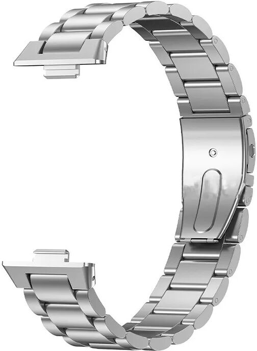 INF Kompatibel mit Huawei FIT3/4 Metall Uhrenarmband - Edelstahl Ersatzarmband Silber