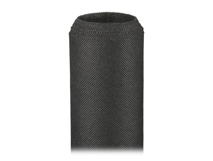 Relaxdays paillage Anti-Mauvaises Herbes 5 m bâche tissée Toile 50g/m² Film\, Résiste Rayon UV\, antidéchirure\, Noir