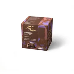 Qbo Flavoured Espresso Dark Choc - 8 Kapseln - Intensität: 7/10