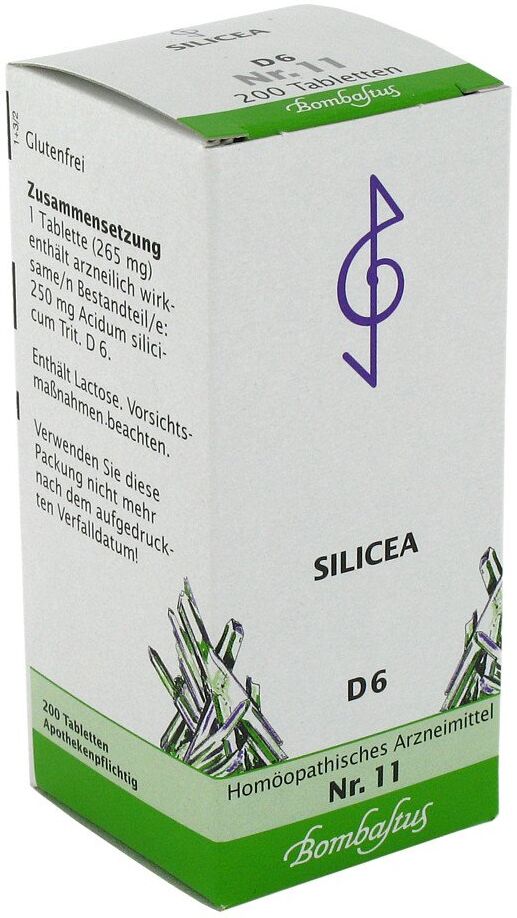 Bombastus Biochemie 11 Silicea D6 Tabletten 200stk
