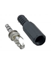 InLine Audio-Stecker Stereo Mini-Klinkenstecker M Schwarz (99100)