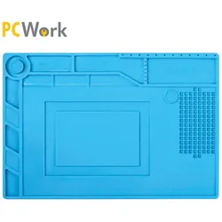 PCW 10B - Lötunterlage 39 x 27 cm, Silikon, Arbeitsmatte
