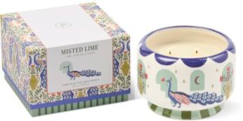 Paddywax A Dopo Peacock Blue vela perfumada de cerâmica 680 g. A Dopo Peacock Blue