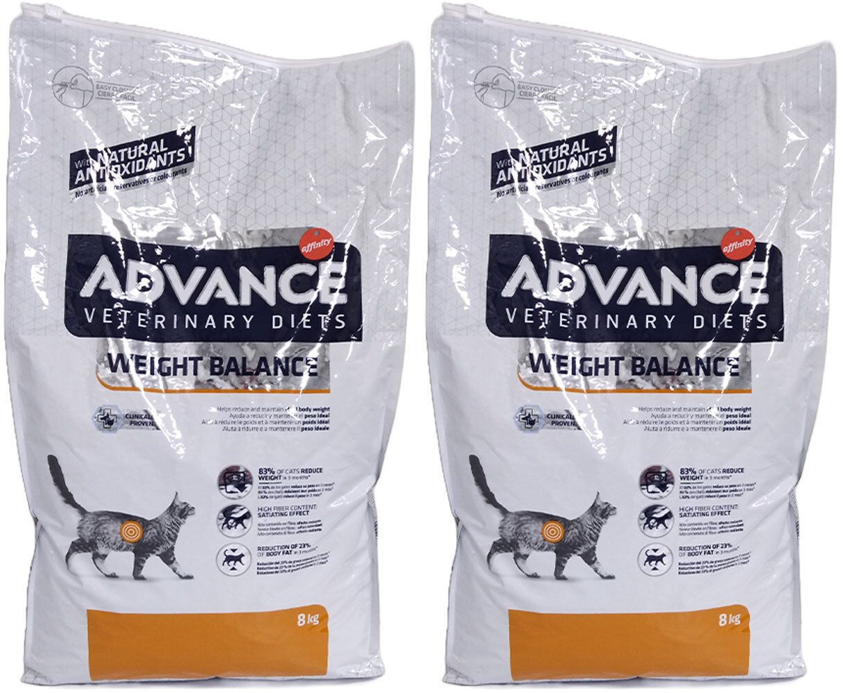 Advance Veterinary Diets Weight Balance x2 2x8000 g Pellets