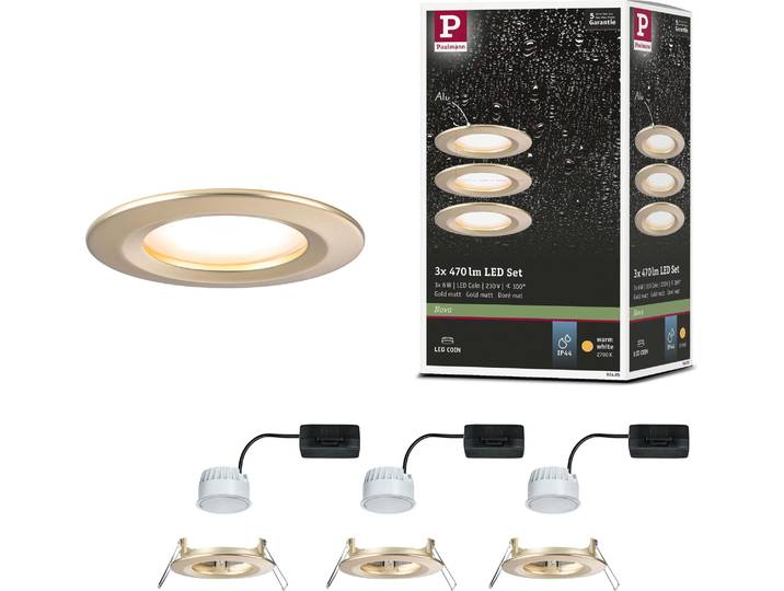 Paulmann LED encastré Nova set de base rigide