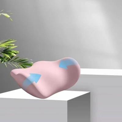 Inspired Finds Ergonomic Memory Foam Lumbar Support Pillow For Office Chair pink