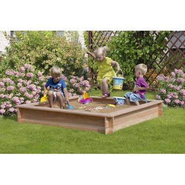DELTAGARTENH Sandkasten Lärche, Lotta B150xT150xH25cm, 20mm stark 08430391
