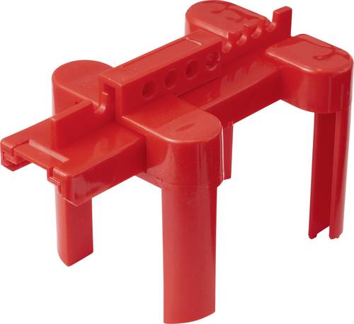 Sygonix SY-6872674 Verriegelung 98mm Rot Kugelhahn DN8-DN80