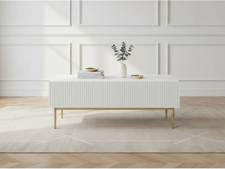 Table basse KASHA Pieds or