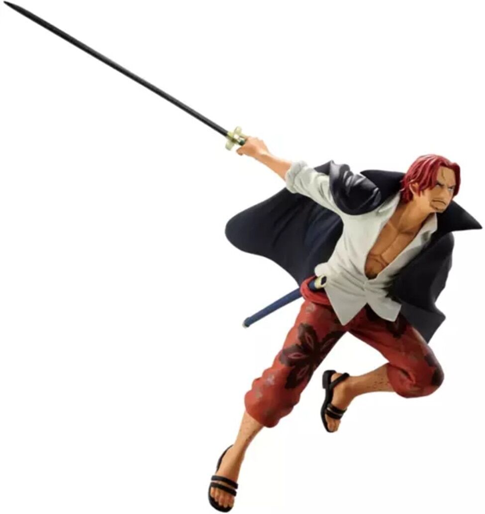 Banpresto Figura 17 cm Shanks peleando One Piece.