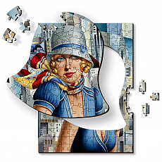 Trefl Holz Puzzle 200 - Sommer in der Stadt 300340
