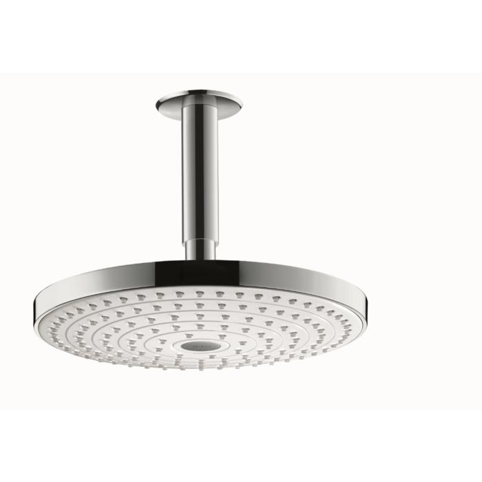 hansgrohe Raindance Select Kopfbrause 26467400 S 240 2jet, weiß/chrom mit Deckenanschluss