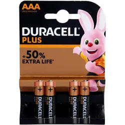 Batterie Micro Lr03 Aaa Mn2400 Duracell Plus 4 ST