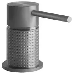 Gessi316 Cesello Einhebelmischer zur Tisch-Montage, für separater Waschtisch Auslauf, 54405299, Farbe: Schwarz XL