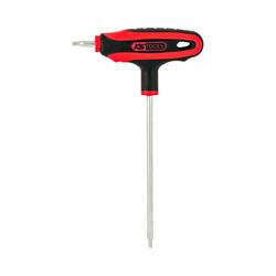 KS Tools Werkzeuge-Maschinen GmbH T-Griff-Torx-Winkelstiftschlüssel,Bohrung, TB27, auf Hänger (151.8125-E)
