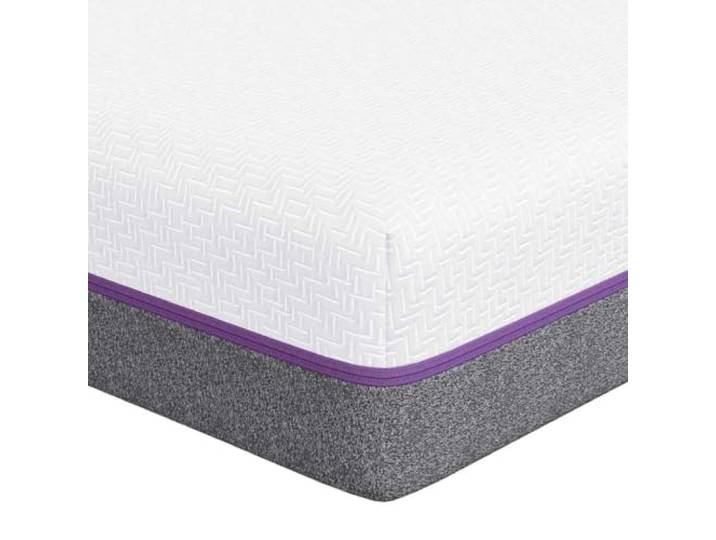 TUERYAFEK Memory Foam Matratze 80x200 cm Weiss Grau Rutschfester Boden, Waschbarer Bezug Mit Reissverschluss, Oeko-Tex Zertifiziert