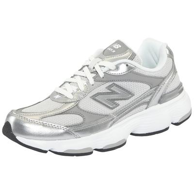 Sneaker NEW BALANCE "603", Damen, Gr. 38, silber (grau matter, silber metallic), Synthetik, Textil, Schuhe Sneaker, inspiriert vom Design des New Balance 9060