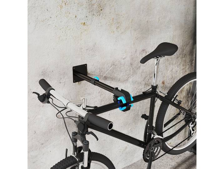 HOMCOM Support Réparation Vélo Réglable 360° Noir 25kg